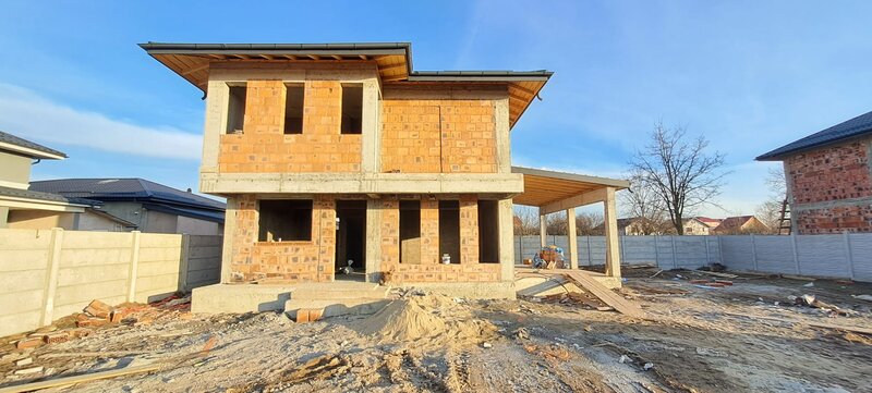 DRAGOMIRESTI VALE, CASA 4 CAMERE, teren 415 mp, utilitati, COMISION 0%